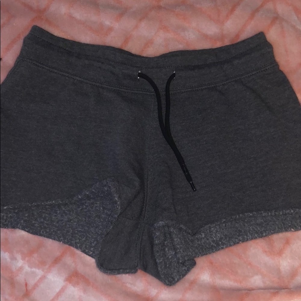 Grey Pajama Shorts